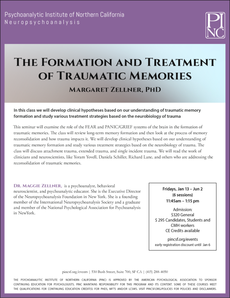 The Formation And Treatment Of Traumatic Memories